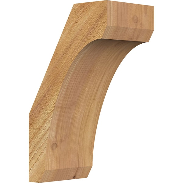 Ekena Millwork 4"W x 6"D x 10"H Legacy Rough Sawn Knee Brace, Western Red Cedar BRC04X06X10LEC00RWR - main